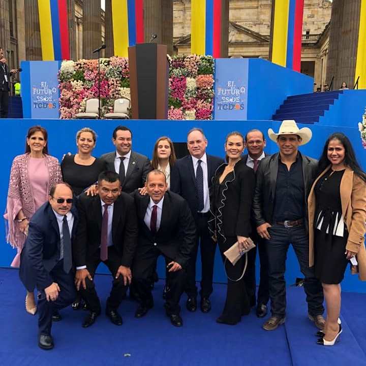 Gobernador Alirio Barrera asistió a la posesión del presidente Iván Duque