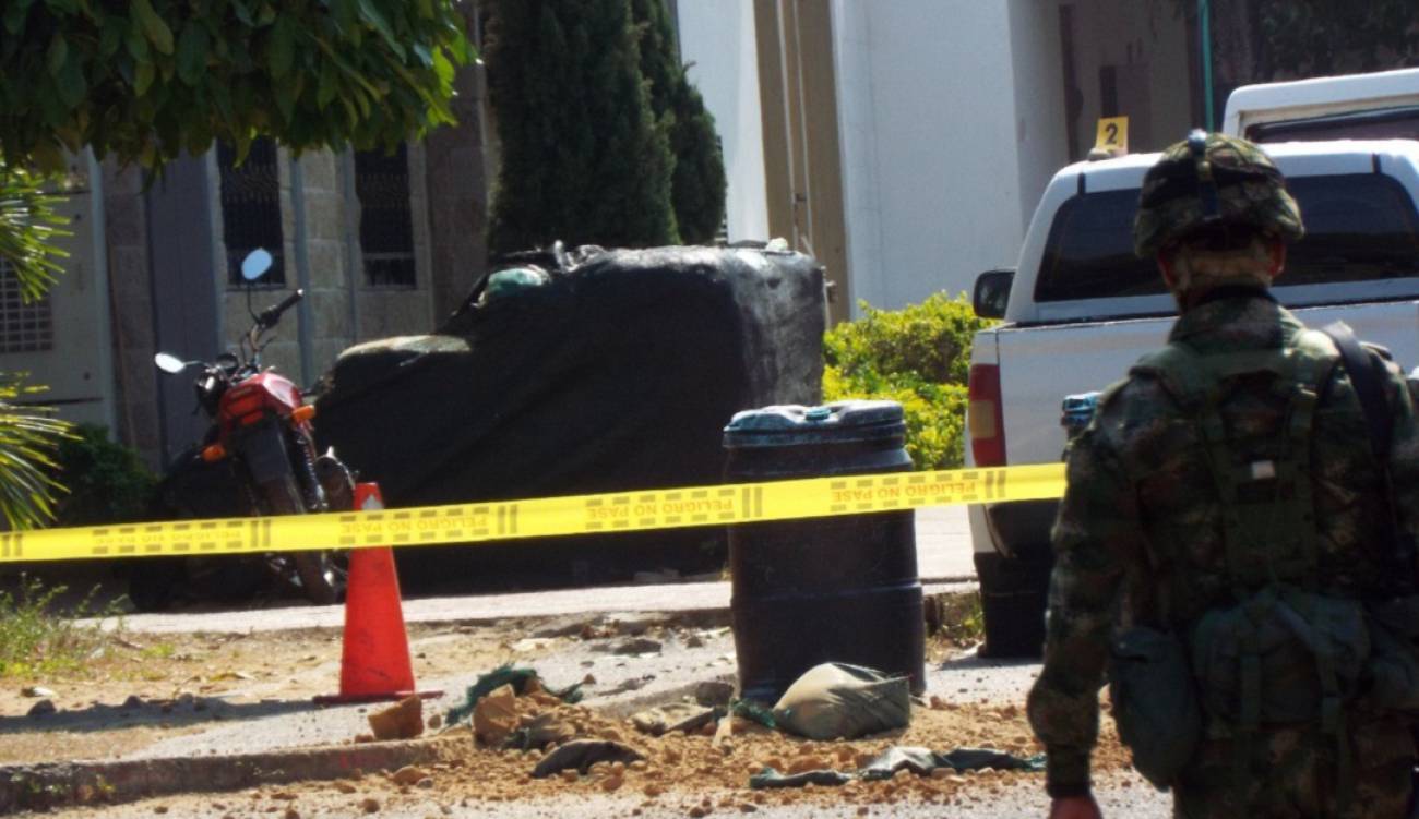 Batallón del Ejército en Fortúl fue atacado con explosivos la tarde de este miércoles