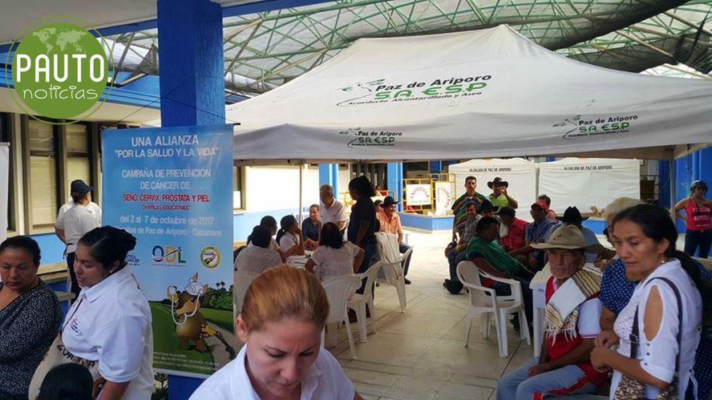 Se desarrolla en Paz de Ariporo campaña de prevención contra el Cáncer