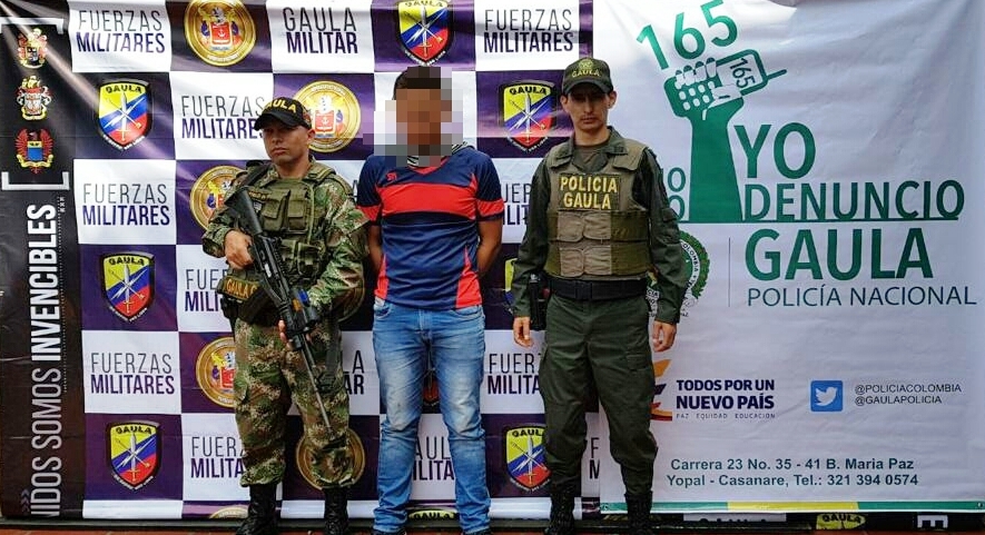 Autoridades capturaron a sujeto cuando pretendía cobrar una extorsión en Casanare