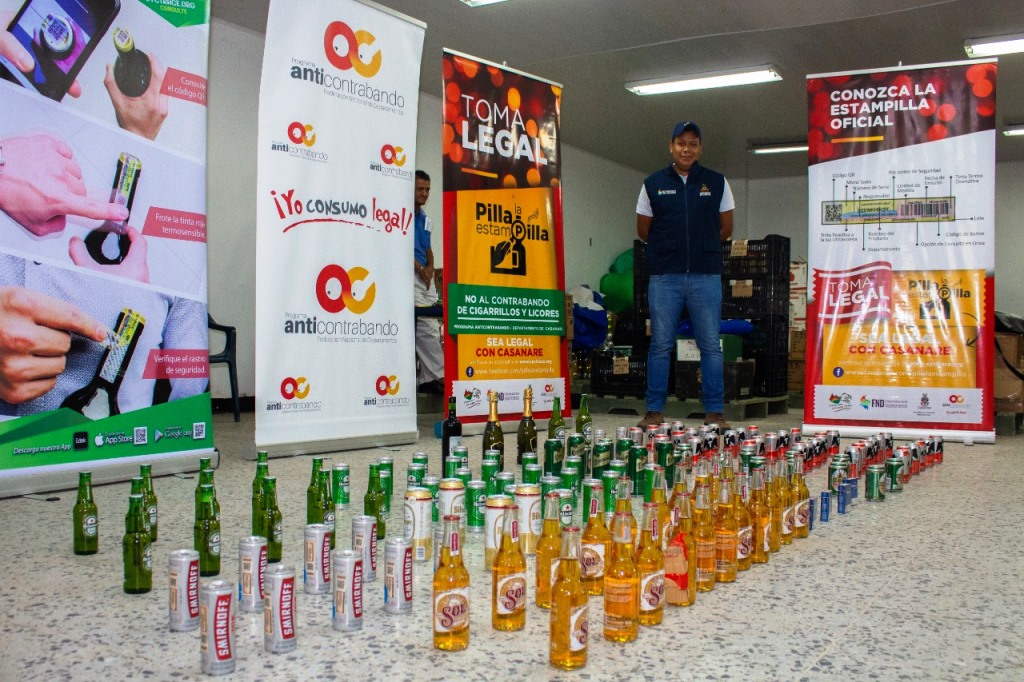 Fue incautada cervezas de contrabando en el comercio de Monterrey