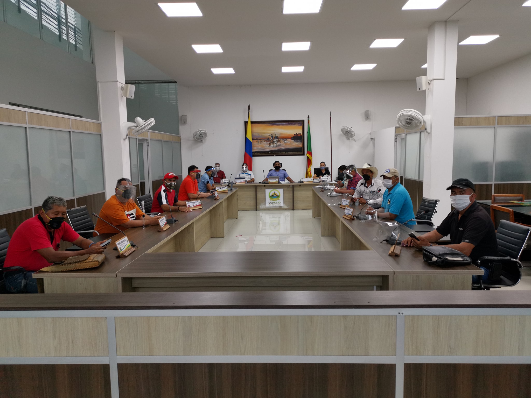 Se desarrolló sesión ordinaria para asignación de ponencia de proyectos radicados por la Administración Municipal