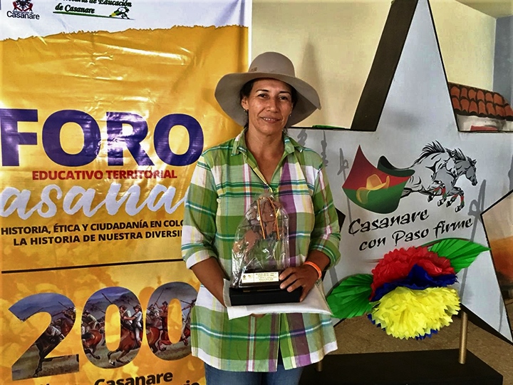 Docente de Maní fue la ganadora del Foro Educativo Territorial Casanare