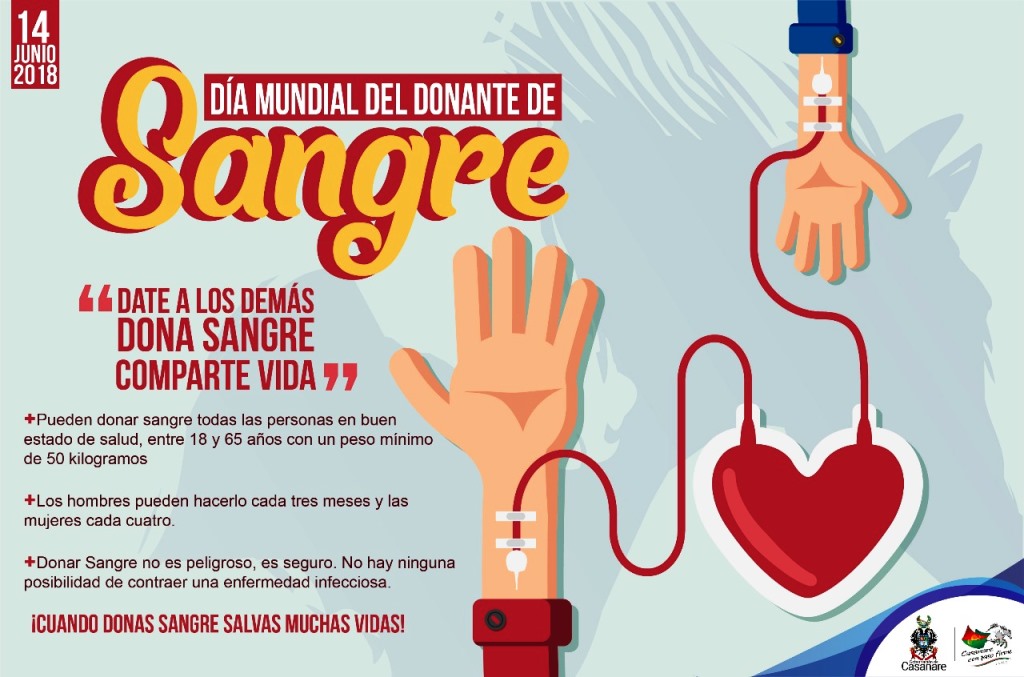 14 de junio Día Mundial del Donante de Sangre