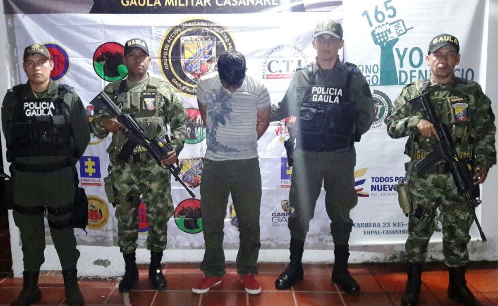 Gaula Militar y de Policía con el apoyo de la Fiscalía capturaron a un sujeto por extorsión