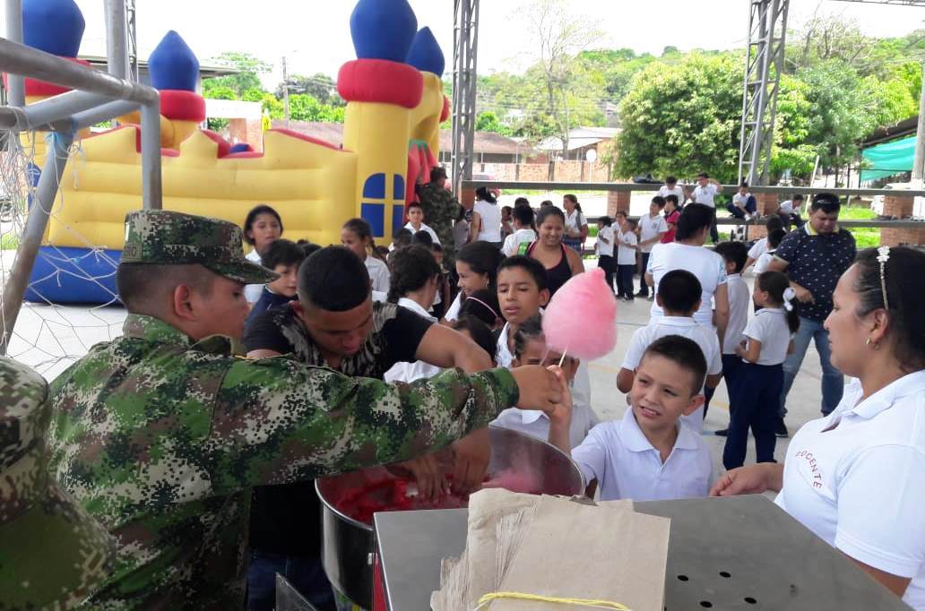 Ejército Nacional celebró el día de los niños en Casanare
