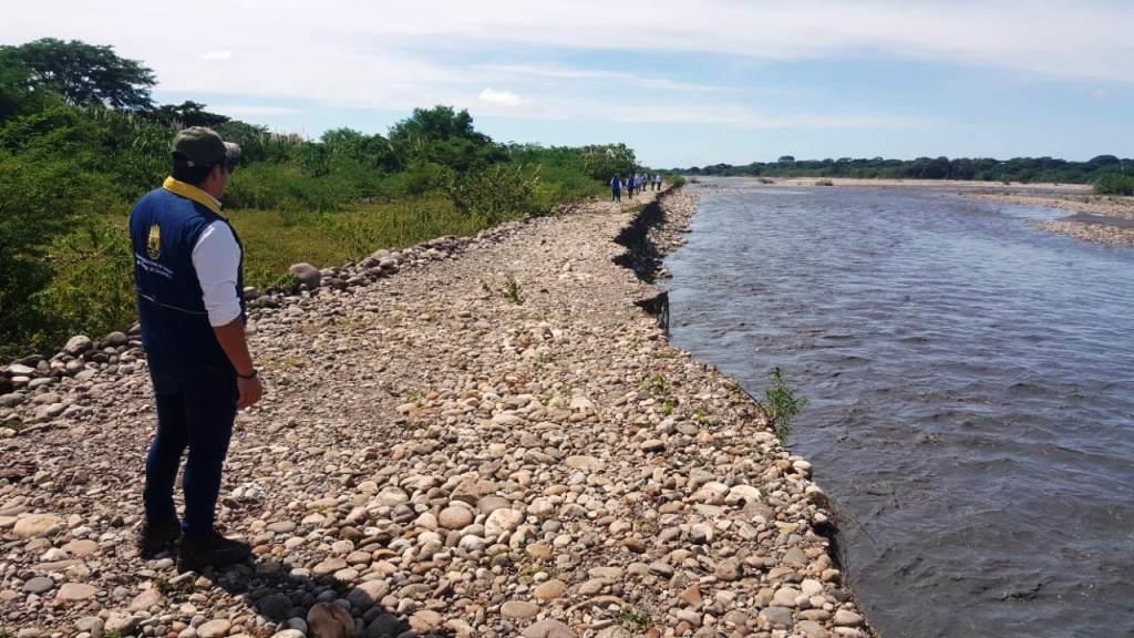 Con jarillones en la margen izquierda del río Pauto se evitan inundaciones a campesinos del municipio de Pore