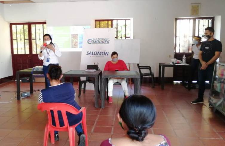 Familias de Pore y Sácama recibieron paquetes alimentarios