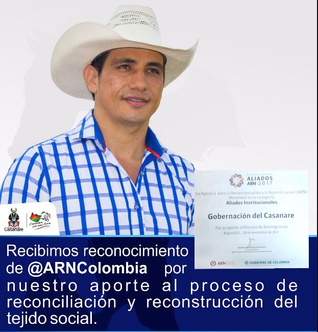 Casanare activará el Consejo departamental de paz, reconciliación y convivencia