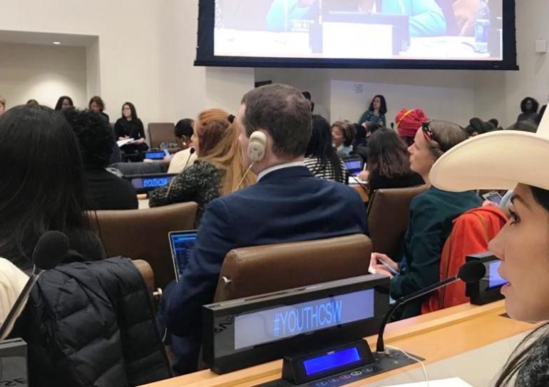 Amanda Rocío González asistió a sesión de la Comisión de la Condición de la Mujer convocada por la ONU y la IPU