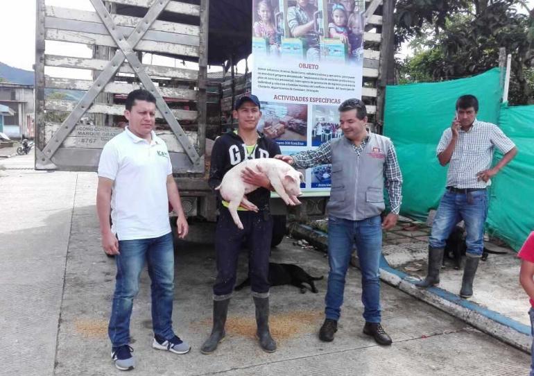 Unidades productivas fortalecen el emprendimiento de familias víctimas en Casanare