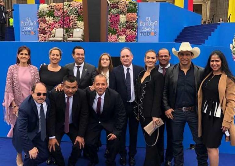 Gobernador Alirio Barrera asistió a la posesión del presidente Iván Duque