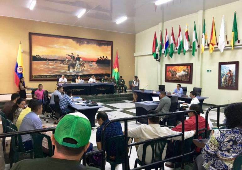Asamblea Departamental de Casanare discute Manual de Seguridad y Convivencia Ciudadana 