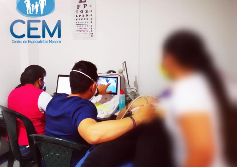 Numerosa cantidad de pacientes atendidos ayer en jornada de ecografías gratuitas en Paz de Ariporo 