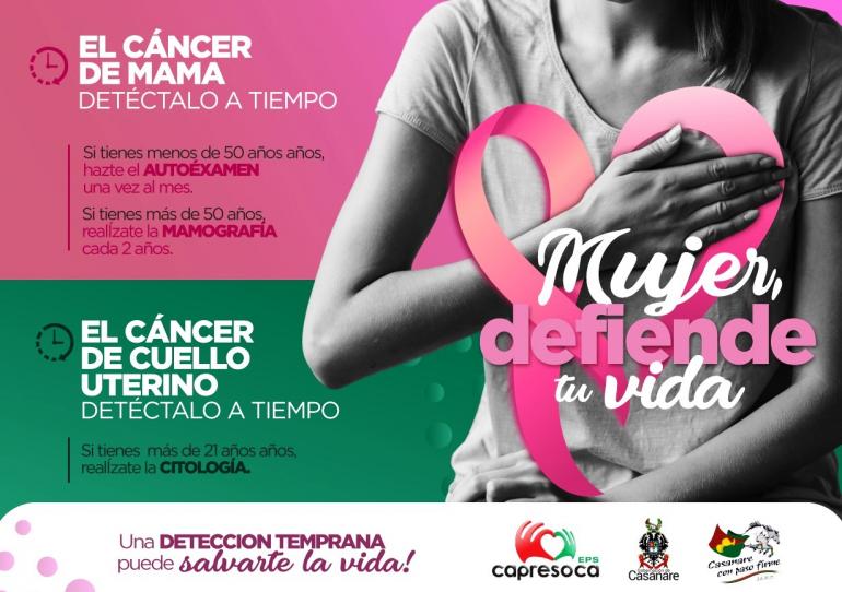 Capresoca le sigue apostando a la detección temprana del cáncer de cuello uterino