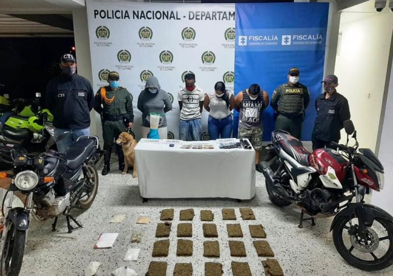 Cayeron “Los Propios” organización dedicada al tráfico de estupefacientes en Villanueva