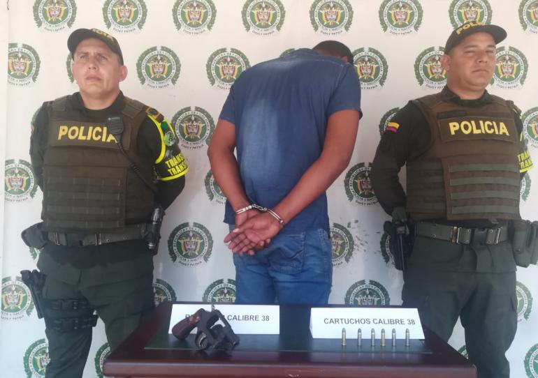 Capturada una persona por el delito de porte ilegal de armas de fuego