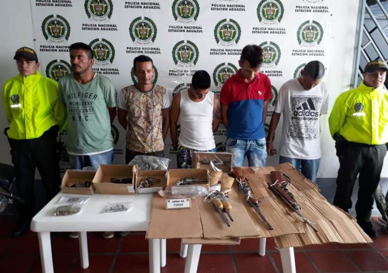 Desarticulado grupo de delincuencia común dedicados al tráfico de estupefacientes en Aguazul