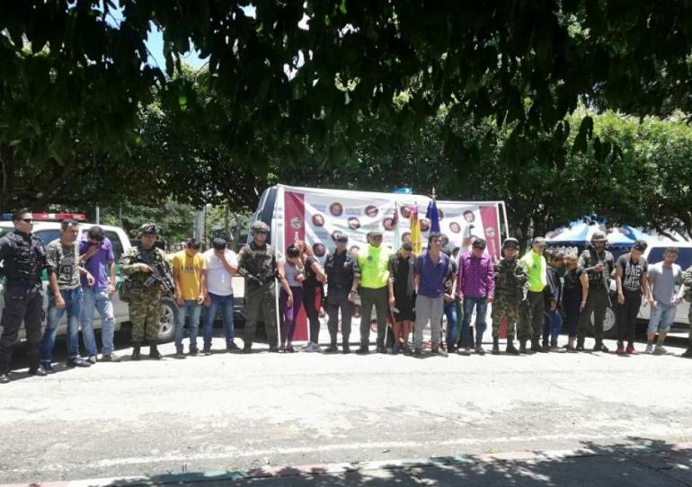 En operaciones militares en Arauca fueron capturadas 15 personas por rebelión y  microtráfico