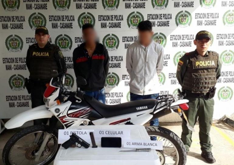 Diecisiete capturas reportó la Policía Nacional durante el fin de semana en Casanare 