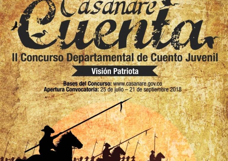 Sigue abierta la convocatoria para participar en la segunda versión del concurso departamental de cuento juvenil “Casanare Cuenta”