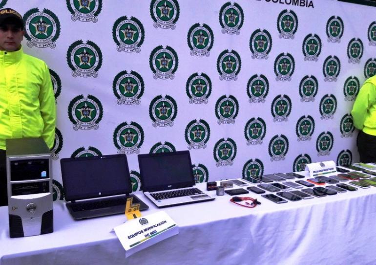 Dos capturados y la incautación de equipos móviles, resultado de recientes operativos de la Policía en Casanare