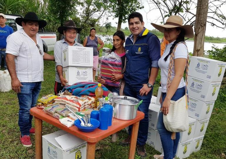 Damnificados por el invierno en Hato Corozal recibieron ayuda humanitaria