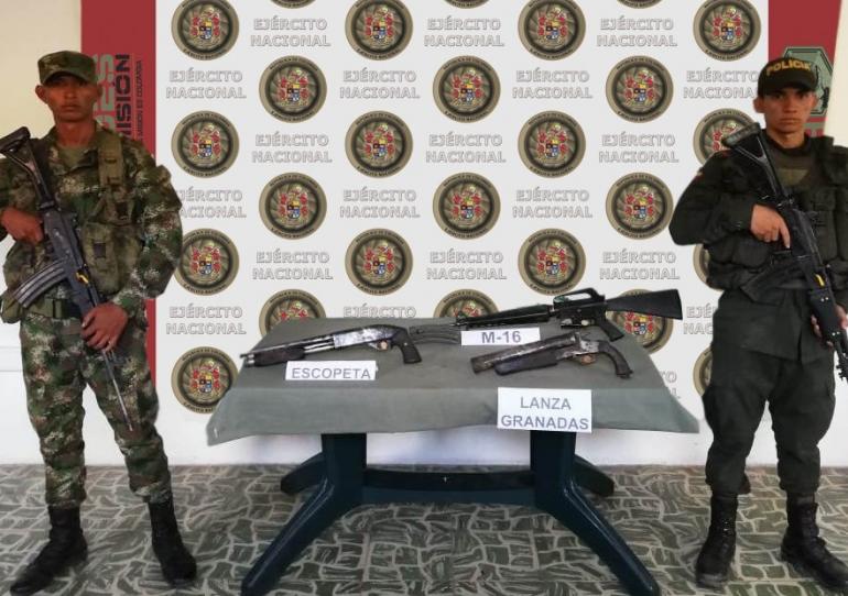 En el municipio de Támara fue hallado un depósito de material de guerra que pertenecería al Eln