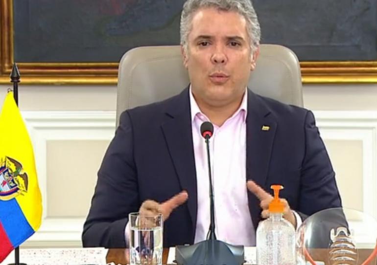 Presidente Iván Duque informó que cuarentena obligatoria irá hasta el 11 de mayo