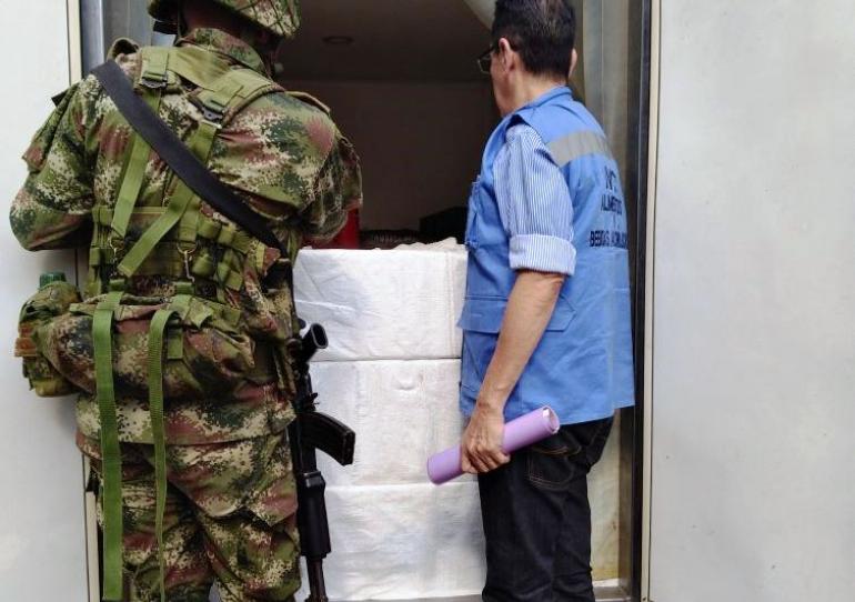 Ejército Nacional incautó cerca de tres toneladas de pescado transportado en condiciones insalubres