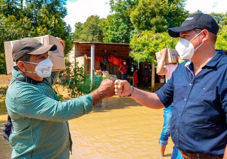 En transporte marítimo fueron llevadas ayudas alimentarias al municipio de Maní