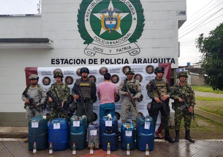 Incautan en Arauca gran cantidad de Carne, queso, y combustible de contrabando avaluados en 20 millones de pesos