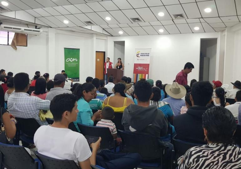 Víctimas de Casanare recibieron indemnización como una de las medidas de su reparación
