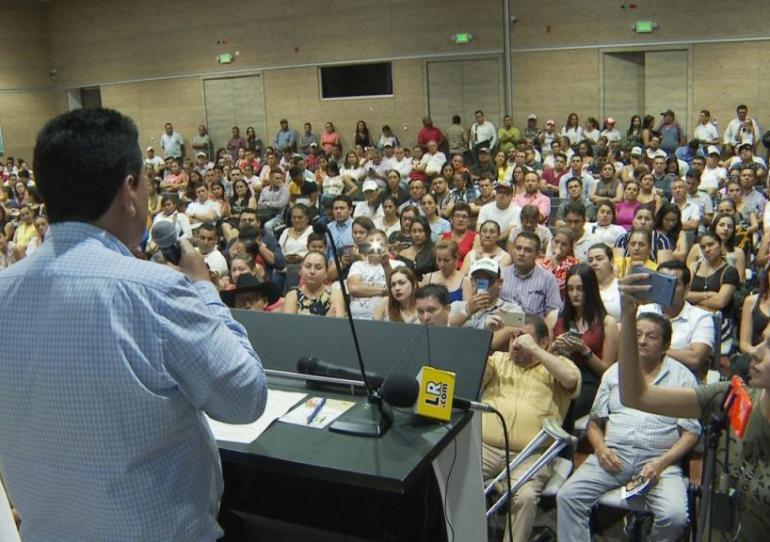 Marco Tulio Ruiz presentó su plan de Gobierno en Yopal 