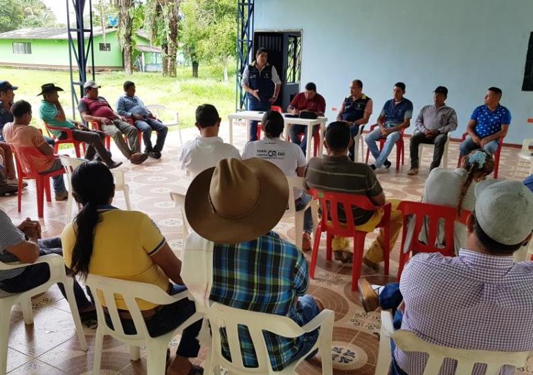 La Gobernación busca construir un nuevo puente peatonal para veredas de Nunchía, tras deterioro del actual
