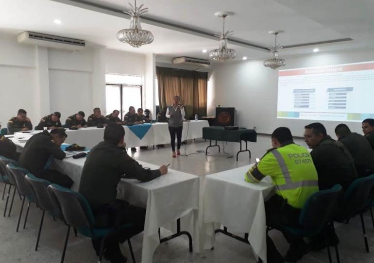 Miembros de la Policía en Casanare se capacitan en atención a las víctimas