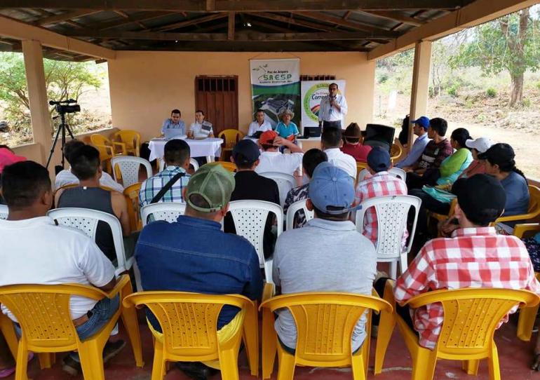 Se socializó proyecto de construcción de acueducto para el centro poblado de la aguada