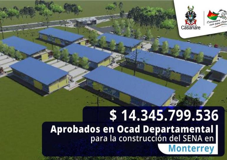 Catorce mil millones de pesos fueron aprobados para la construcción de la sub-sede del SENA al sur de Casanare