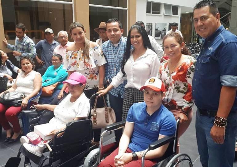 Gestora Social del Departamento ha gestionado 163 sillas de ruedas para personas con discapacidad