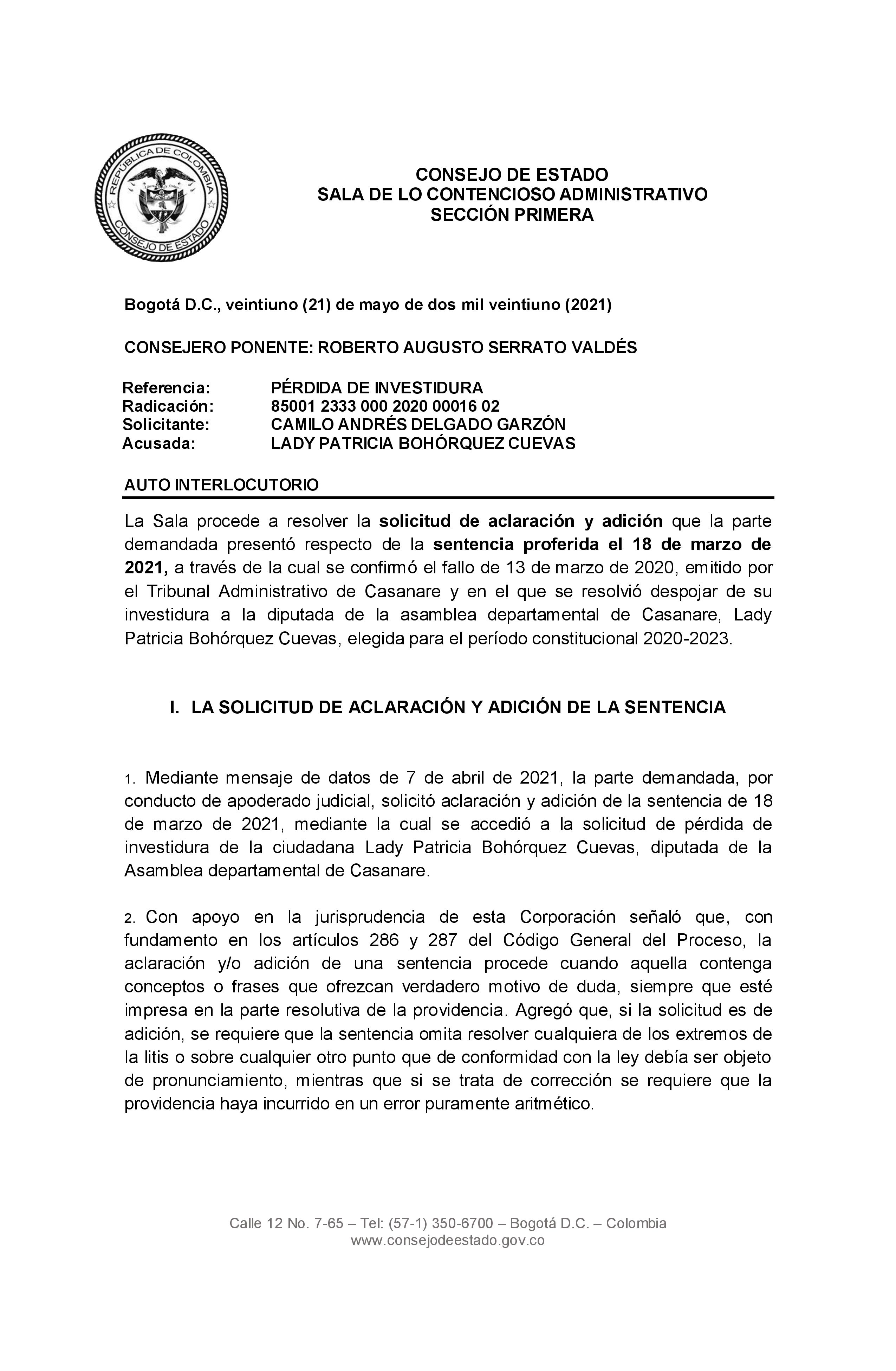 Fallo Toña 1