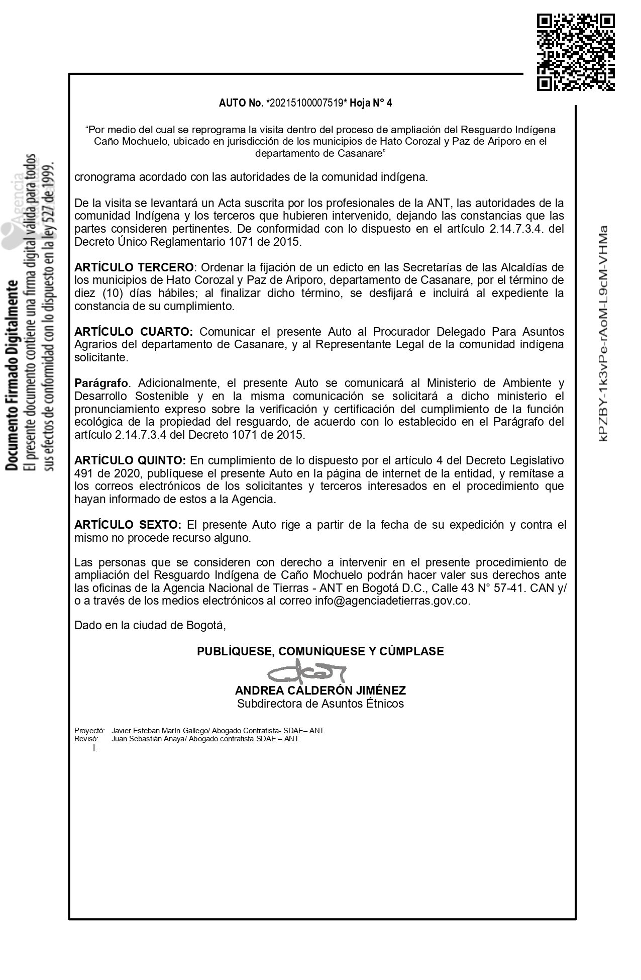 Ampliación de Caño Mochuelo 4