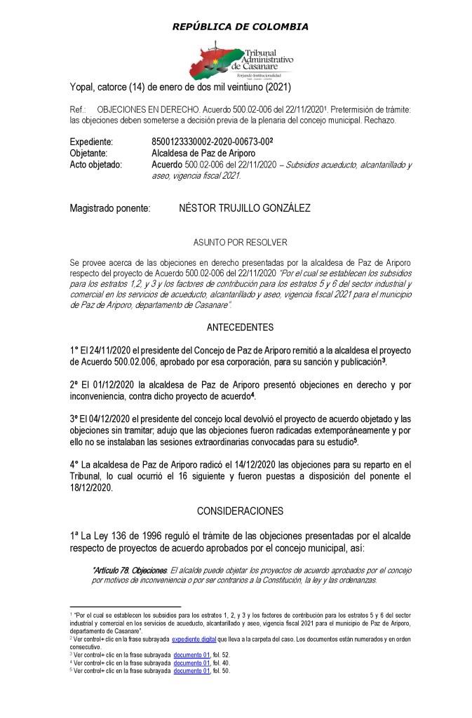 Tribunal 1