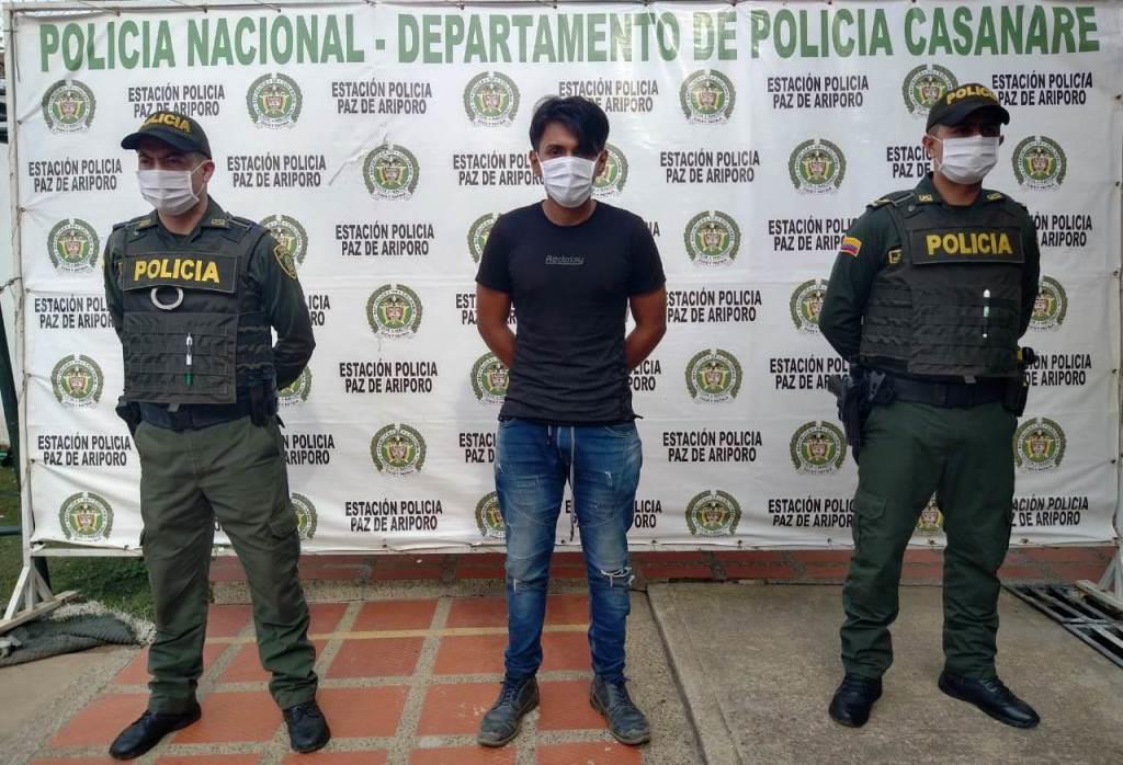 Capturado en Paz de Ariporo