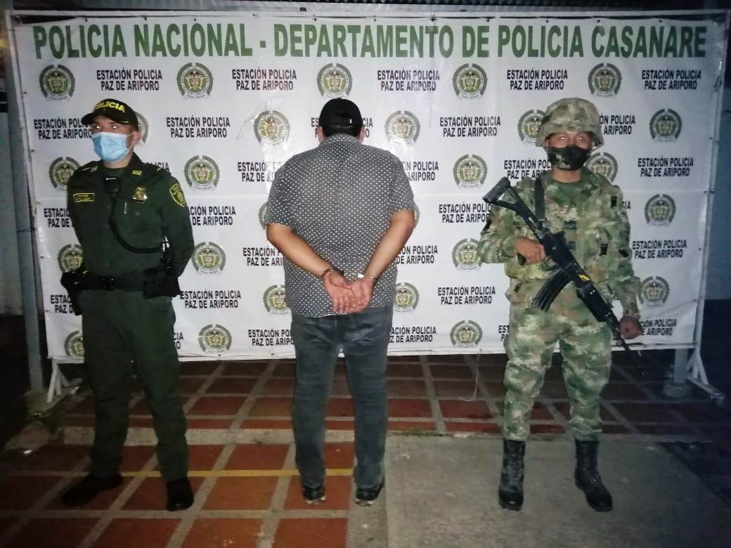 Capturado en el norte de Casanare