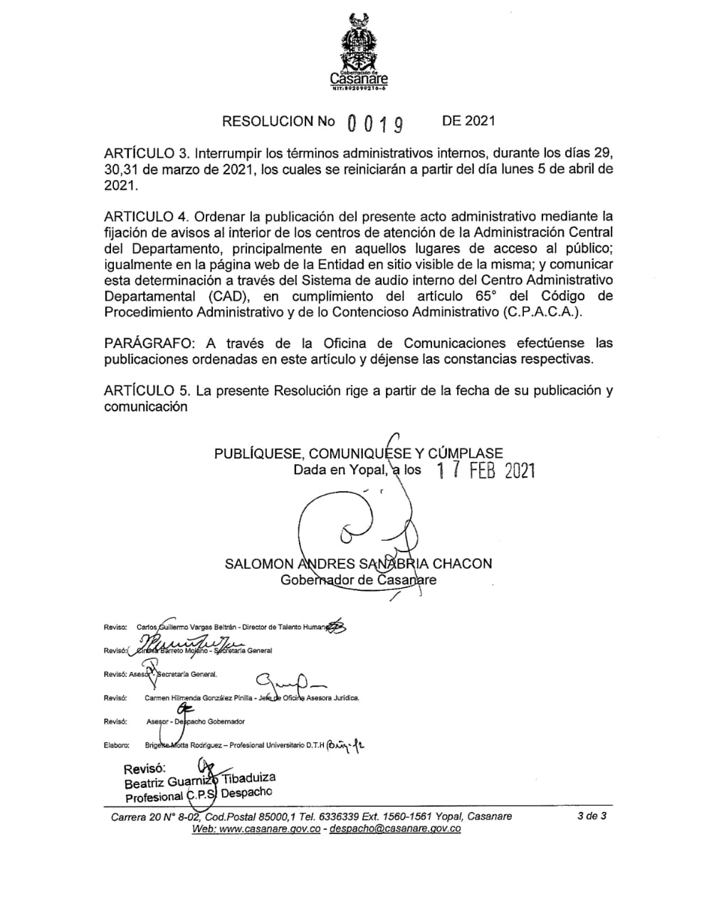 Decreto Semana Santa 3