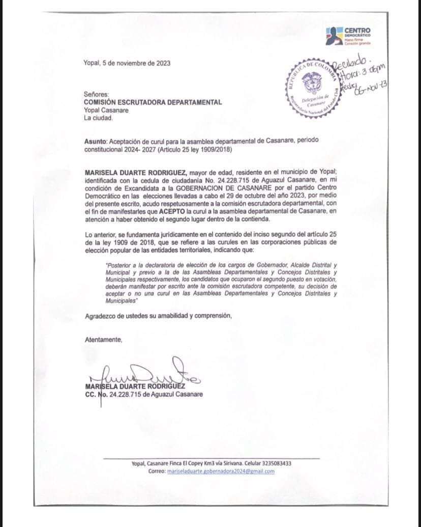 Carta Marisela 