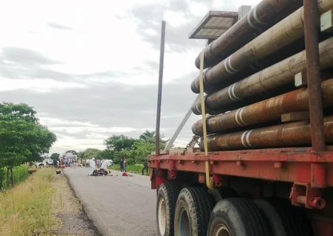 Dos jóvenes fallecieron en accidente de tránsito cerca al puerto San Salvador en Hato Corozal