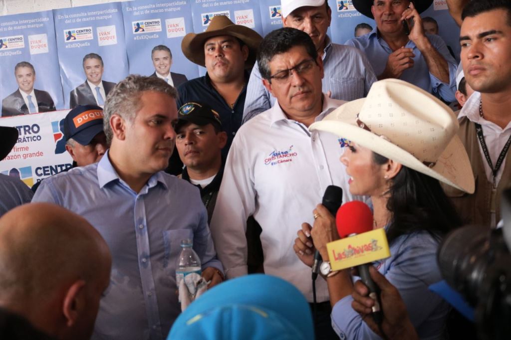 Nuestros candidatos son alicientes de esperanza para las regiones; Iván Duque