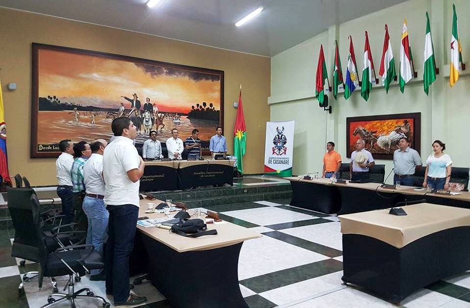Convocada la Asamblea Departamental de Casanare a sesiones extraordinarias