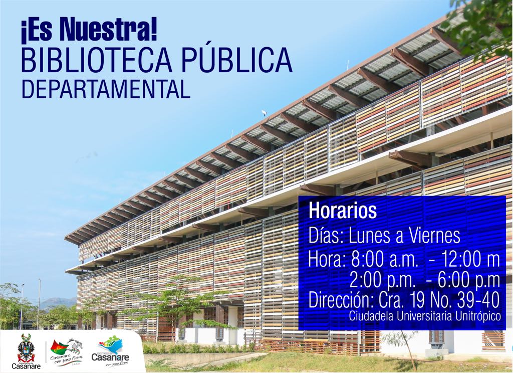 Abrió las puertas la Biblioteca Pública Departamental de Casanare